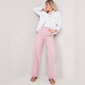 Old Navy Women's Pink Flare Jeans